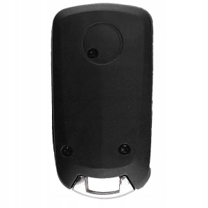 Carcasa cheie transformatoare Techstar upgrade cheie tip briceag flip 2 butoane lama HU46 compatibila Opel Astra G Vectra B Zafira A Corsa C vedere spate