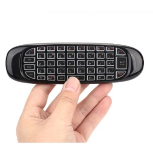 Ασύρματο μίνι πληκτρολόγιο Techstar R15 QWERTY, Air Mouse, 2,4GHz, γυροσκόπιο, υπέρυθρο τηλεχειριστήριο - Img 4
