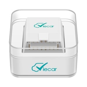 Adaptor auto Viecar alb OBD2 cu design compact