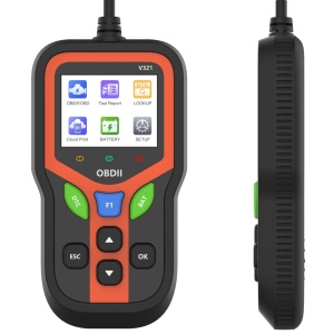 Διαγνωστικό αυτοκινήτου Techstar V321 OBD2, έλεγχος μπαταρίας, διάγνωση κινητήρα, ανάγνωση και διαγραφή βλαβών