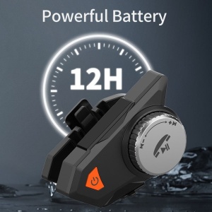 Σύστημα ήχου Bluetooth 5.4 για κράνος μοτοσικλέτας Techstar MotoCom, hands-free, μικρόφωνο και ηχεία, σύνδεση 2 τηλεφώνων, IPX6, μπαταρία 700mAh, αυτονομία έως 12 ώρες, USB-C, πλοήγηση και φωνητικός βοηθός - Img 9
