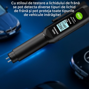 tester techstar lichid frana cu afisaj verde rosu galben