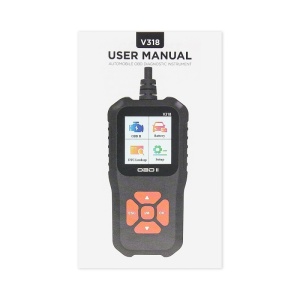 tester auto techstar v318 afisaj lcd portocaliu