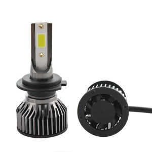 Komplet 2 avtomobilskih LED žarnic Techstar® V6, H7, 40 W, 4000 lumnov, 6500 K, 12–24 V, COB, Canbus, aluminijast hladilnik - Img 3
