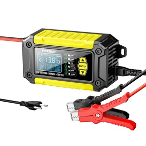 Redresor si tester baterie FOXSUR FTC-1206, reparare acumulatori auto prin impulsuri