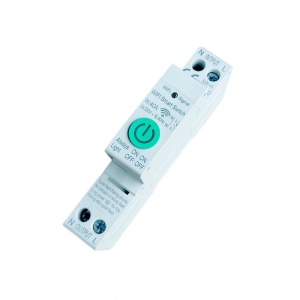 modul siguranta WiFi Techstar 1P+N 40A cu control Tuya Smartlife