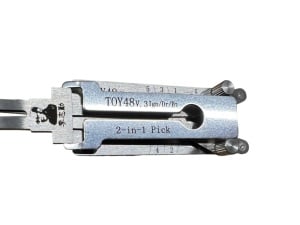 Decodor Lishi TOY48 v3 vedere frontala, compatibil Toyota Lexus Subaru