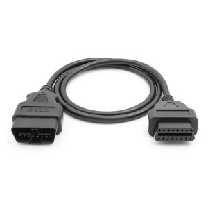 Cablu OBD-II 1 m, bucla mica, extensie male–female 16 pini