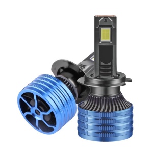 Σετ 2 λαμπτήρων LED αυτοκινήτου Techstar P41 H7, 100W, 16000lm, 6500K, 12–24V, CSP, Canbus, χάλκινος πυρήνας - Img 4
