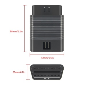 conector mufa OBD2 la 16 pini Techstar cu schema de pini
