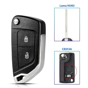 Componenta si asamblare carcasa cheie auto Techstar pentru Peugeot