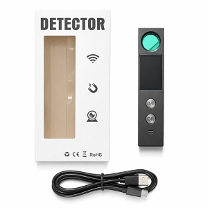 Multifunkčný detektor Techstar K15 na skryté kamery, GPS trackery a RF signály, magnetická detekcia, alarm pri vibráciách, baterka, USB-C - Img 7