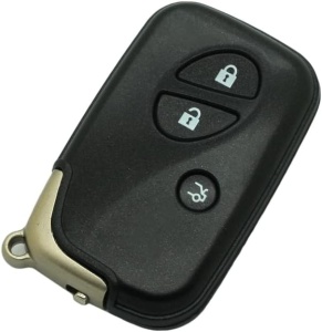 Obal autokľúča Techstar typu Smart Key s 3 tlačidlami, kompatibilný s Lexus ES350, GS350, IS250, RX350 – kľúčová planžeta PG428A