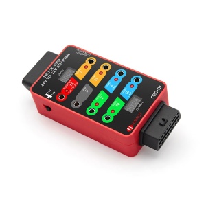 Adaptor OBD 24V la 12V universal vedere din unghi, breakout box pentru diagnoza camion