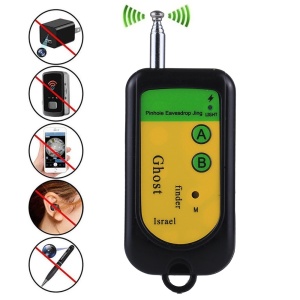 Ανιχνευτής σημάτων RF Techstar, 100-2400MHz, εμβέλεια έως 10m, για ασύρματες κάμερες, μικρόφωνα και πομπούς, τηλεσκοπική κεραία, λειτουργία αναζήτησης μεγάλης/μικρής απόστασης, φορητός, μαύρος