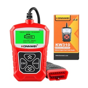 Husa protectie rosie pentru tester KONNWEI KW310