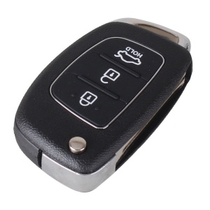 Carcasa cheie auto 3 butoane TOY40 Hyundai Santa FE IX25 IX35 IX45 vedere frontala fara lamela detasata