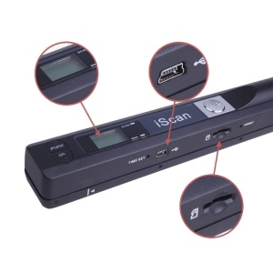Scanner documente iScan Mini - Dimensiune A4, ecran integrat, ideal pentru cărți și periodice