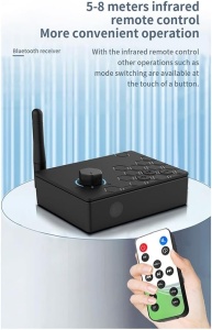 Convertor Audio Digital la Analog Techstar DAC 192KHz cu antena si telecomanda