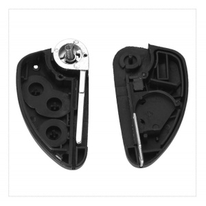 Set carcasa cheie Alfa Romeo 3 butoane desfacuta, interior vizibil