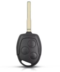 Carcasa cheie auto Techstar HU101 3 butoane compatibila Ford - vedere frontala (cheie completa)