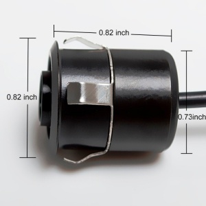 Camera pentru masina Techstar - Vedere spate clara, sistem IR cu 8 LED-uri, functionare zi/noapte, unghi 170°, waterproof