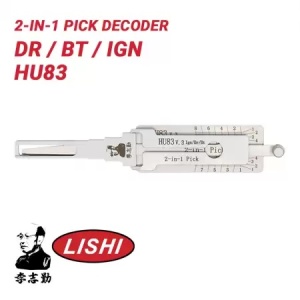 Decodor Lishi HU83 v3 ambalaj original, produs profesional pick decoder