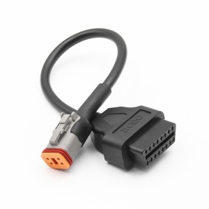 cablu adaptor diagnoza moto Harley Davidson OBD2 4 pini la 16 pini Techstar