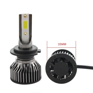 Комплект от 2 LED Auto Techstar® V6, H7, 40w, 4000 Lumens, 6500K, AUTO, 12-24 Volts, COB, Canbus, Алуминиев радиатор - Img 4