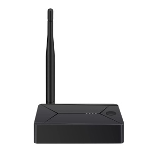 Digitalni v analogni zvočni pretvornik Techstar® OT14, združljiv z Bluetooth 5.0, DC 5 V, AUX 3,5 mm, optični zvočni kabel, RCA, črn