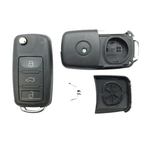 interior si exterior carcasa techstar briceag 3 butoane compatibila vw model nedetasabil