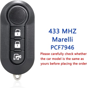 Cheie programabila 433MHz Fiat Doblo – telecomanda si cip PCF7946
