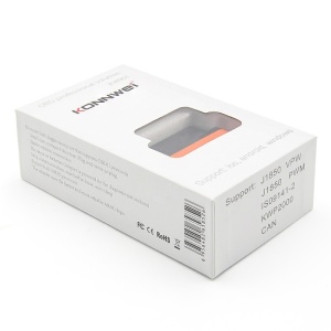 adaptor elm327 konnwei kw901 obdii portocaliu