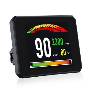 Οθόνη ενδείξεων παρμπρίζ Techstar P16 HUD OBD2, ταχύμετρο, στροφόμετρο και δεδομένα οχήματος