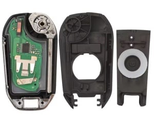 set complet cheie auto techstar citroen peugeot cu cip si carcasa 3 butoane