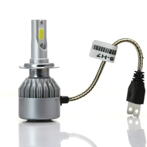 Set LED C6 H7, radiator aluminiu, lumina alba rece, 36W, 3800lm