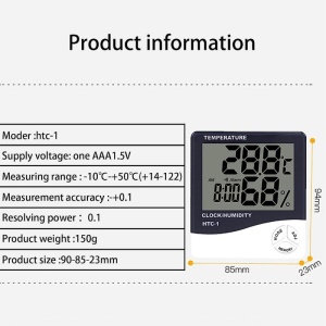 manual instructiuni termometru higrometru techstar htc 1