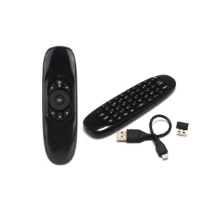Brezžična tipkovnica Techstar® R15, QWERTY, Air Mouse, Mini daljinski upravljalnik, brezžična 2.4G, žiroskop, za IR PC, pametno TV in Android vmesnik - Img 2