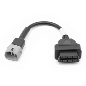 adaptor OBD2 Suzuki Techstar 6 pini la 16 pini pentru diagnoza moto