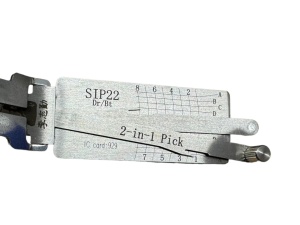 Decodor Lishi SIP22 vedere frontala, compatibil Fiat Alfa Romeo Iveco Jeep Dodge