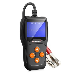 tester profesional baterii auto konnwei kw600 cu ecran color