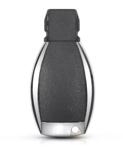 Carcasa neagra cheie Mercedes cu rama cromata