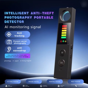 Πολυλειτουργικός ανιχνευτής Techstar K15 για κρυφές κάμερες, συσκευές εντοπισμού GPS και σήματα RF, μαγνητική ανίχνευση, συναγερμός δόνησης, φακός, USB-C - Img 5