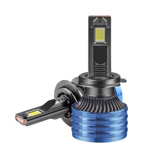 Σετ 2 λαμπτήρων LED αυτοκινήτου Techstar P41 H7, 100W, 16000lm, 6500K, 12–24V, CSP, Canbus, χάλκινος πυρήνας - Img 2