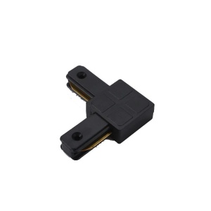 conector negru forma L pentru sina monofazata Techstar RailRacks