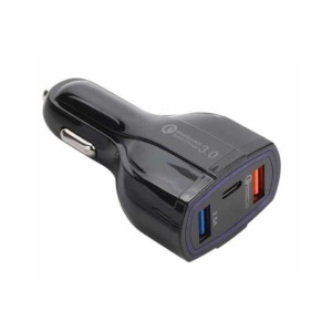 Φορτιστής αυτοκινήτου Techstar® Turbo Fast, 2 θύρες USB, QC3.0, 5V, 3,5A, μαύρος - Img 9