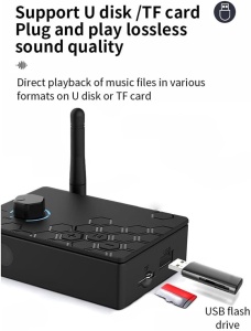 Dispozitiv DAC Techstar cu porturi RCA si jack 3.5mm