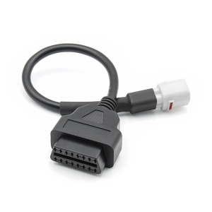 cablu adaptor Techstar OBD2 4 pini la 16 pini Yamaha negru