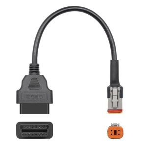 adaptor cablu diagnoza OBD2 4 pini la 16 pini Harley Davidson Techstar