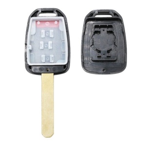Carcasa cheie auto Techstar compatibila Honda Accord Civic CR-V Pilot Fit, 4 butoane, model cu pictograme albe